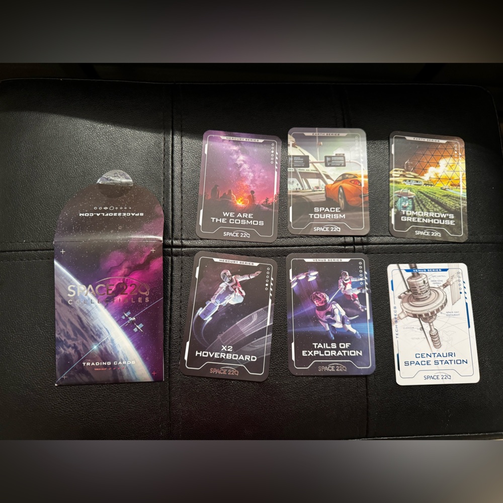 Walt Disney World Epcot Space 220 Trading Card Set -Rare Centauri Space Station